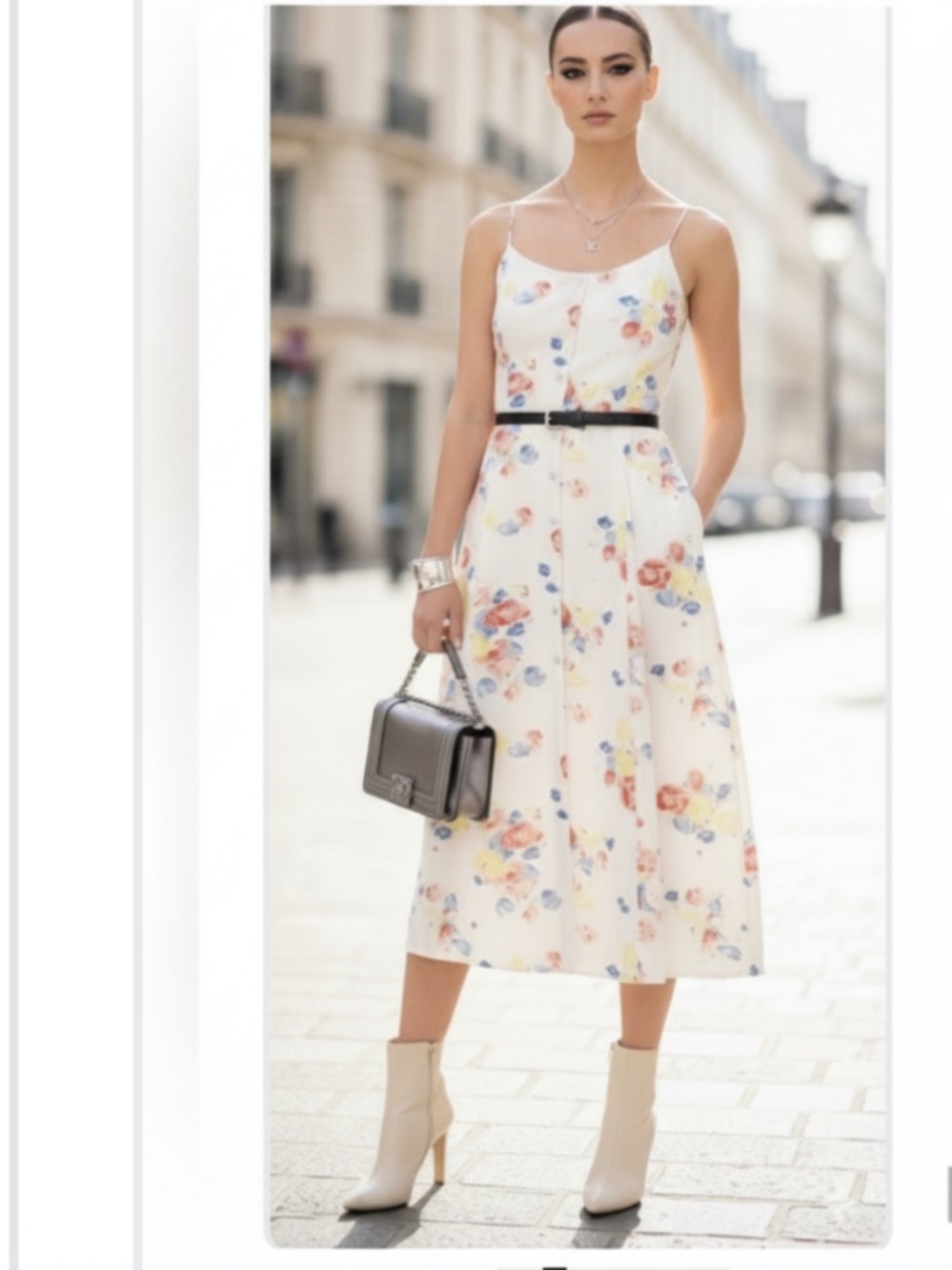 Uniqlo Ines de la Fressange
Floral Camisole Midi Dress with Pockets $55